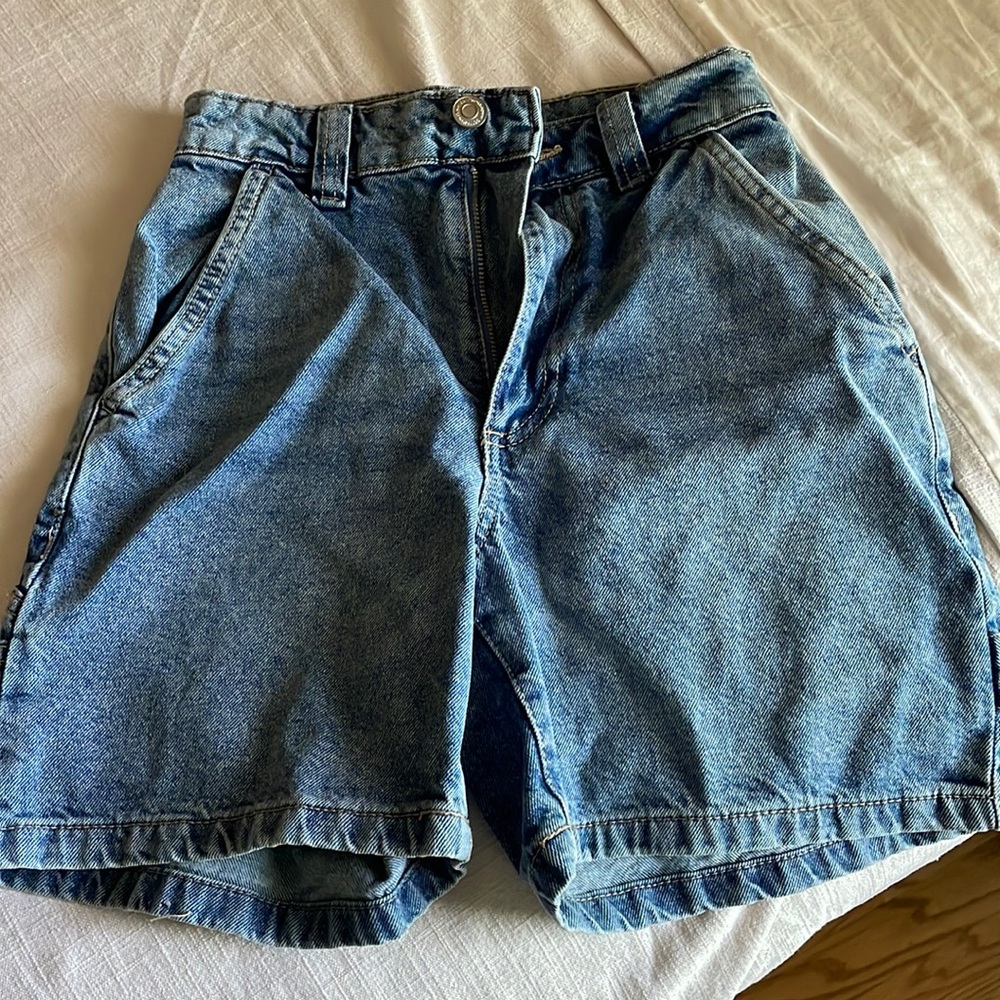 Denim shorts